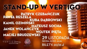 Koncert Stand-Up w Vertigo: wieczór sucharów we Wrocławiu - 29-11-2017