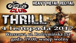 Koncert Thrill Heavy metal recital w Warszawie - 04-11-2017