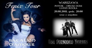 Koncert FENIX TOUR - Batalion d'Amour & The Poisoned Hearts w Potok Pub w Warszawie - 20-01-2018