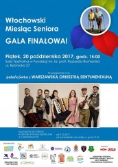 Koncert Gala Finałowa Miesiąca Seniora w Warszawie - 20-10-2017