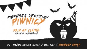 Koncert 8809 godzin później, czyli Pierwsze Urodziny Piwnicy + Halloween w Bydgoszczy - 31-10-2017