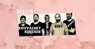 Koncert Rakieta: Kędzior / Mr. Lex / Kovvalsky / iRobot / Bert x Prozak w Krakowie - 13-10-2017