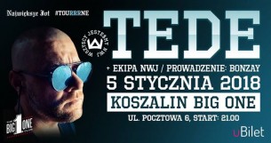 Koncert TEDE #TOUrrrNE Koszalin Premiera Skrrrt Klub Bilardowy Big One - 05-01-2018