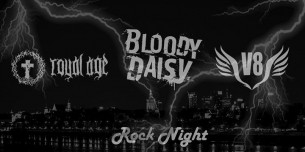 Koncert ROCK NIGHT w Harendzie//Bloody Daisy, Royal Age, V8 w Warszawie - 28-10-2017