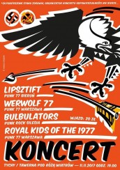 Koncert Bulbulators/ Werwolf 77/ Royal Kids/ Lipsztift w Tychach - 11-11-2017