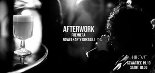 Koncert Afterwork / Premiera karty koktajli w Warszawie - 19-10-2017