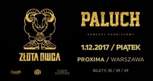 Koncert Paluch • Złota Owca • Warszawa - 01-12-2017