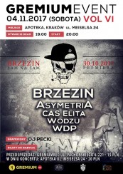 Koncert GremiumEvent vol. VI: Brzezin w Krakowie - 04-11-2017