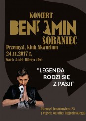 Koncert Beniamin Sobaniec w Akwarium, Przemyśl - 24-11-2017