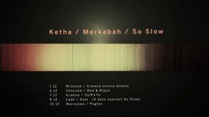 Koncert Merkabah / Ketha / So Slow w Warszawie - 10-12-2017