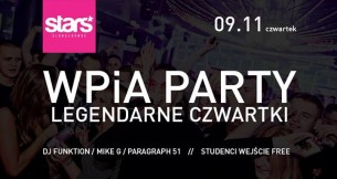 Koncert Czwartek WPiA ★ STARS w Toruniu - 09-11-2017
