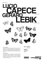 Koncert Lucio Capece, Gerard Lebik w Krakowie - 05-11-2017