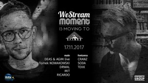 Koncert We Stream Moment is moving to Sfinks700 w Sopocie - 17-11-2017