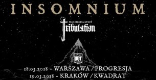 Koncert Insomnium + Tribulation / 19 III / w Krakowie - 19-03-2018