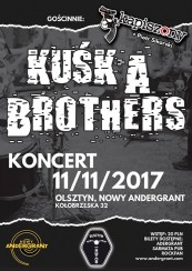 Koncert Kuśka Brothers i Kapiszony w Nowy Andergrant w Olsztynie - 11-11-2017