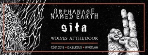 Koncert Orphanage Named Earth / siła / Wolves at the Door we Wrocławiu - 12-01-2018
