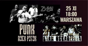 Koncert Punk Rock Potok: Zwłoki, Stan Oskarżenia, Punkozaur w Warszawie - 25-11-2017