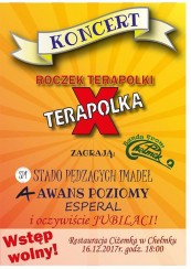 Koncert Roczek Terapolki - Terapolka & SPI & Awans Poziomy & Esperal w Chełmku - 16-12-2017