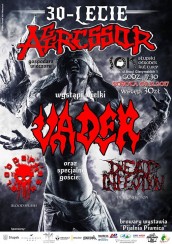 Koncert 30-Lecie Aggressor: Vader, Dead Infection, Bloodsplash w Słupsku - 09-12-2017