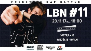 Koncert LBN #11 - Freestyle Rap Battle w Lublinie - 23-11-2017