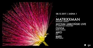 Koncert JASNA 1 | dype pres. Matrixxman (Dekmantel / Ghostly) w Warszawie - 08-12-2017