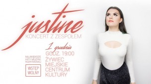 Justine - Koncert z zespołem - Żywiec MCK - 01-12-2017