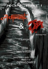 Koncert : Acheront / Backstage Pass + Support w Krakowie - 01-12-2017