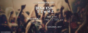 Koncert Beka KSH & Szamz 1.12.2017 Łódź Klub Magnetofon - 01-12-2017