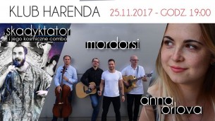 Koncert: Skadyktator / Mordorsi / Anna Orlova - Klub Harenda w Warszawie - 25-11-2017