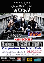 Koncert Vierna / Tribute to O.N.A / Akademia / Olsztyn - 01-09-2017