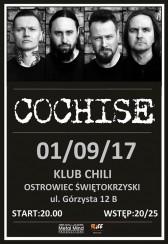 Koncert Cochise + support / Ostrowiec Św at Chili Pub w Ostrowcu Świętokrzyskim - 01-09-2017