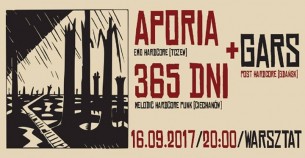 Koncert: Aporia - 365 Dni - GARS 16.09.17 w Krakowie - 16-09-2017