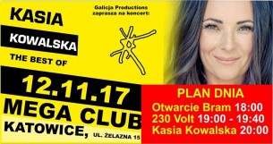 Koncert Kasia Kowalska The Best Of, Lorein w Katowicach - 12-11-2017