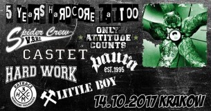 Koncert z okazji 5-lecia Studia Hardcore Tattoo w Krakowie - 14-10-2017