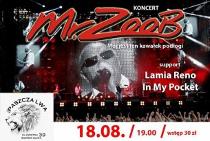 Koncert Mr. Zoob w Paszczy Lwa w Gdańsku - 18-08-2017