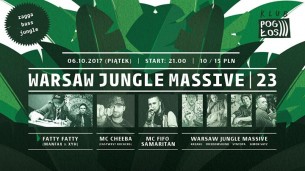 Koncert Warsaw Jungle Massive 23 feat. Cheeba [Eastwest Rockers] w Warszawie - 06-10-2017