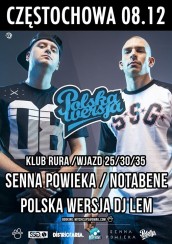 Koncert Polska Wersja - Senna Powieka / Notabene TOUR - Częstochowa - 08-12-2017