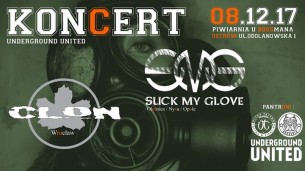 Koncert : CLoN + Suck My Glove w Ostrowie Wielkopolskim - 08-12-2017