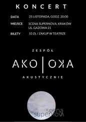 Koncert zespołu AKO OKA w Krakowie - 25-11-2017