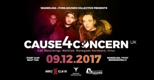 Koncert Cause4Concern (UK) RC#30 @Warzelnia w Tychach - 09-12-2017