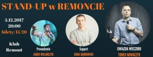 Koncert Stand-Up w Remoncie #3 - Wolańczyk, Dąbrowski, Nowaczyk w Warszawie - 05-12-2017