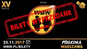 Koncert WBW 2017 • Finał XV Edycji • Freestyle Battle (WYPRZEDANE) w Warszawie - 25-11-2017
