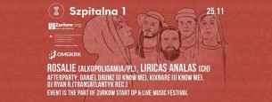 Koncert Rosalie. & Liricas Analas at Szpitalna 1 (Zurkow Fest.) + after w Krakowie - 25-11-2017