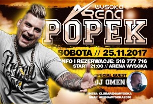 Andrzejki 2017 . POPEK & DJ OMEN podwójne show ! Koncert & Set ! w Wysokiem - 25-11-2017