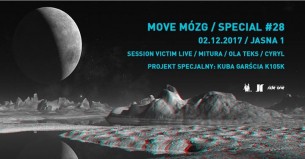 Koncert JASNA 1 | Move Mózg #28 Session Victim Live w Warszawie - 02-12-2017
