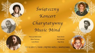 Świąteczny Koncert Charytatywny Music Mind w Warszawie - 17-12-2017