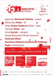 Bilety na J.S.Bach - Oratorium na Boże Narodzenie | 12 Gorczycki Festiwal