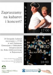 Kabaret i muzyka filmowa w Bojszowach - 18-11-2017