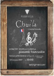 Chwi'la - koncert piosenek francuskich w Supraślu - 24-11-2017