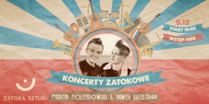 Piątkowe Koncerty Zatokowe -Marcin Molendowski i Paweł Krześniak w Sopocie - 08-12-2017